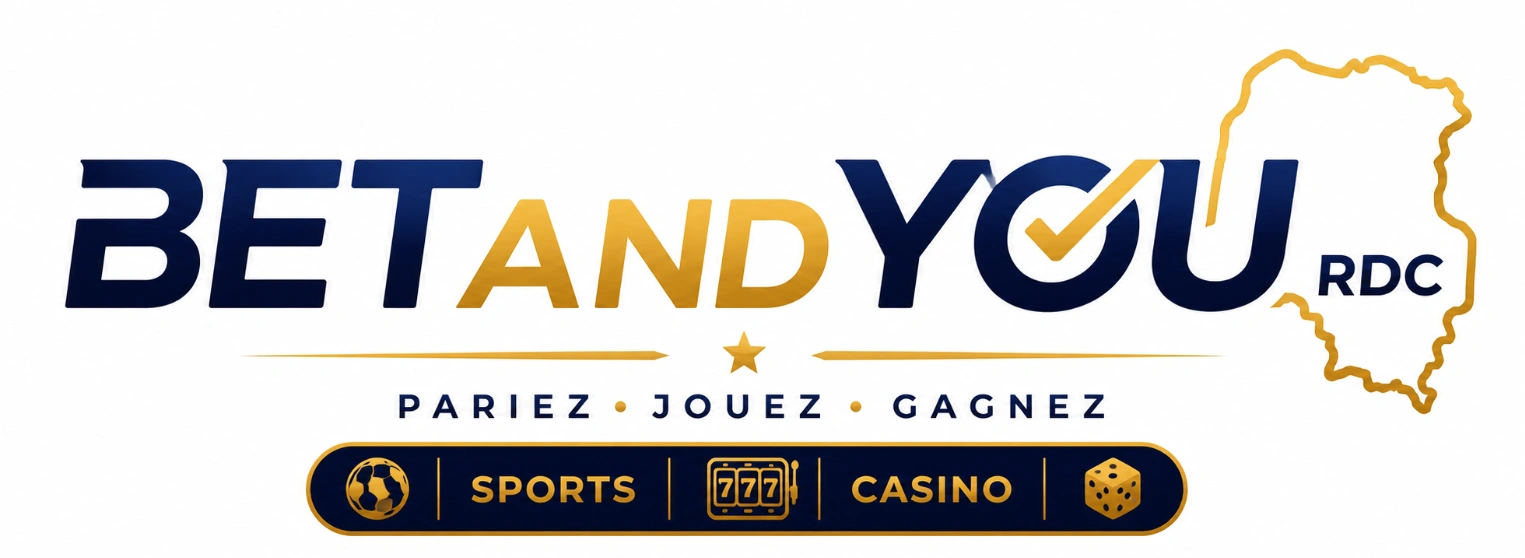 Interface Betandyou RDC sur téléphone avec paris sportifs et casino
